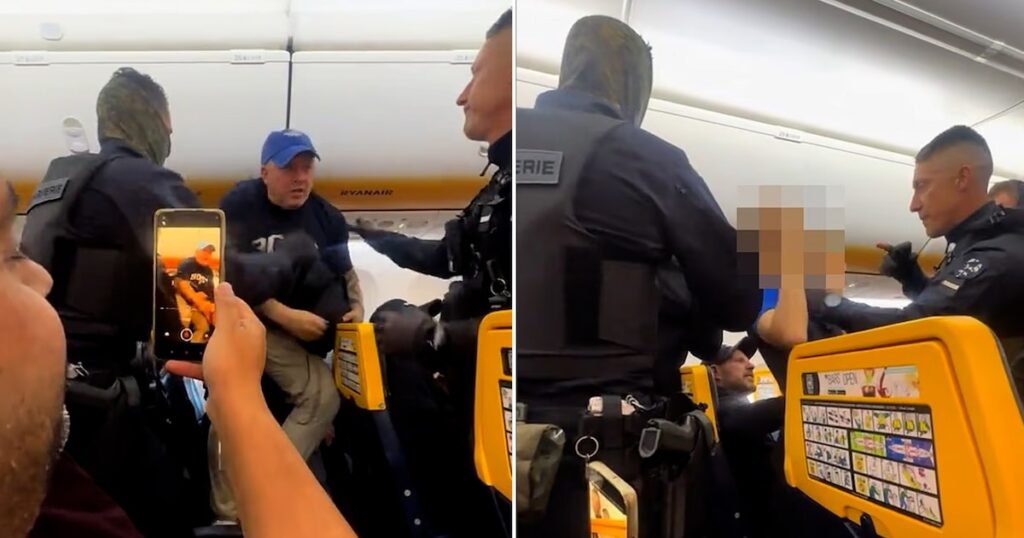 Un singur rămas bun a generat haos la bordul unui avion, care a trebuit să aterizeze de urgență: toți au oprit un grup de pasageri au jucat tulburări într -un zbor care s -a dus la Alicante și au fost arestați odată ce au atins pământul. Secvența a fost înregistrată și a devenit virală în rețele