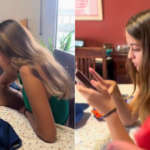 Un tânăr glumește cu sora sa după o pauză de dragoste, iar videoclipul său cu melodii triste devin viral în clipul Tiktokel arată complicitatea dintre doi frați prin gesturi distractive și muzică melancolică, care a generat mii de reacții și comentarii pe platformă