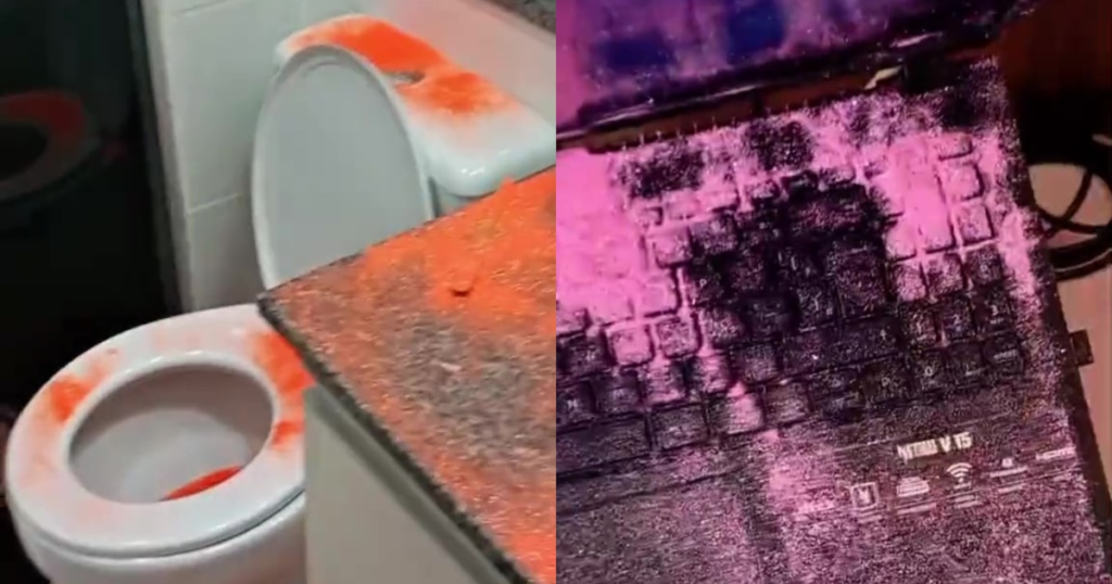 Răzbunarea originală de sclipici a unei tinere după ce a descoperit o infidelityrafaela Bressan dela Justina a conceput o represalii creative, iar videoclipul a depășit 11 milioane de vizualizări