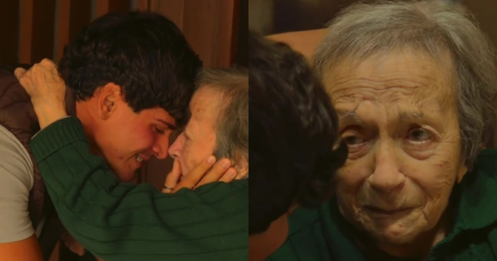 S -a dus în Spania în căutarea muncii, s -a întors luni mai târziu, iar reuniunea emoțională cu bunica sa a devenit un tânăr argentinian Virall, care s -a mutat în aprilie cu rămas bun înainte de a călători, a surprins familia la întoarcere. Noua sa publicație a mutat din nou milioane pe rețelele de socializare