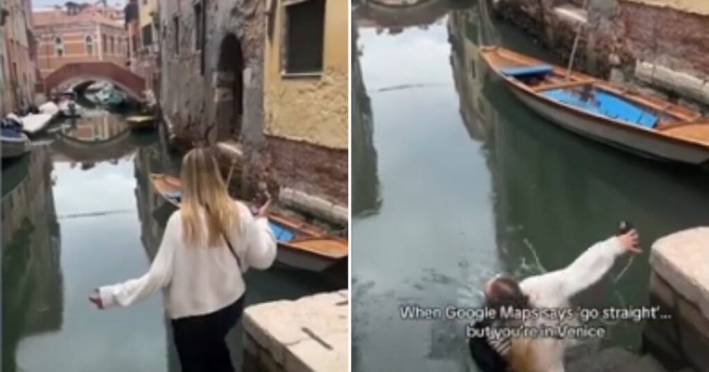 Un turist polonez a căzut într-un canal din Veneția pentru că a urmat indicațiile Google Maps și videoclipul a explodat pe rețele. Vizitatorul a ajuns în apă după ce a avut încredere în indicațiile aplicației, ceea ce a reaprins dezbaterea despre precizia tehnologiei în orașe cu geografie complexă precum Veneția.