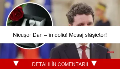 Nicușor Dan – în doliu! Mesaj sfâșietor!